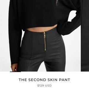 The Second Skin Women's Black Skinny Pants